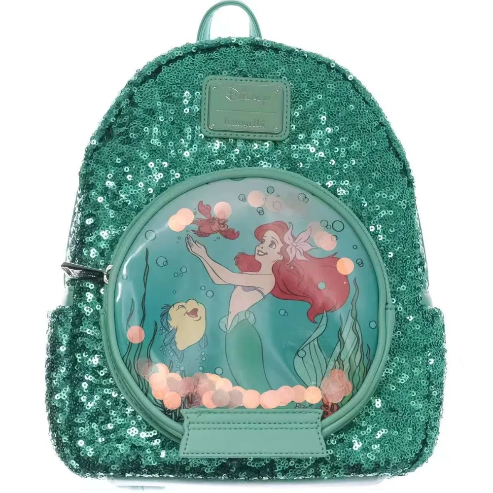 

The Little Mermaid Ariel Fireworks Villains Ursula Mini Backpack Lady Double Shoulder Backpacks
