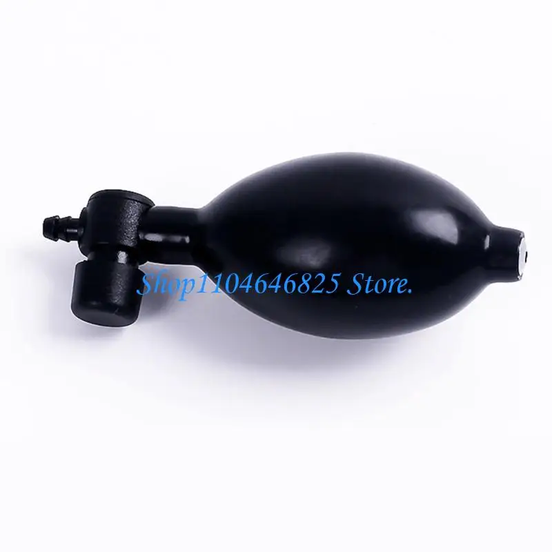 Replacement Squeeze Bulb Set for Manual 4 Piece Black Inflation Bulb Parts for Worn or Missing Part Replacement