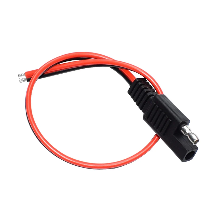 SAE Power Automotive Extension Cable 18AWG 30CM 2 Pin with SAE Connector Cable