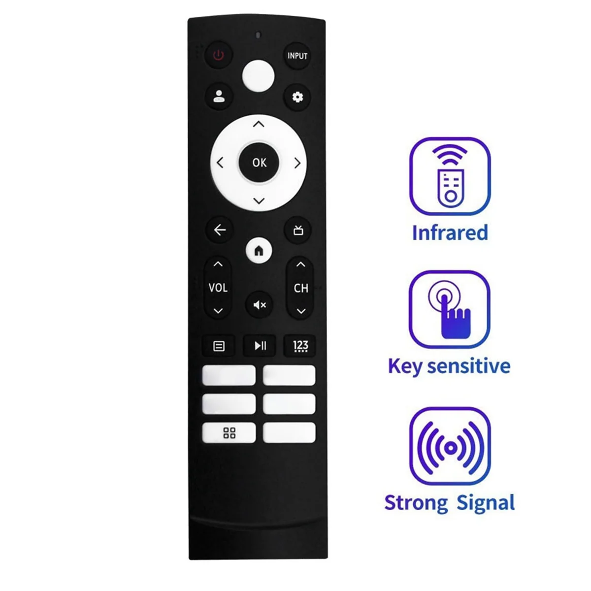 ПДУ на замену для Hisense Smart TV 50A6H 50A65H 43A6H 43A65H