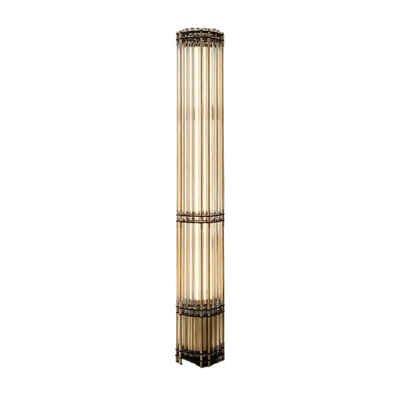 Modern minimalist style handcrafted glass wedding decoration floor lamp, suitable for homes, hotels and offices