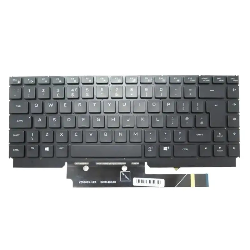

* Клавиатура для ноутбука Alienware M15 R5 R6, Великобритания, Великобритания, черная с RGB-подсветкой *,