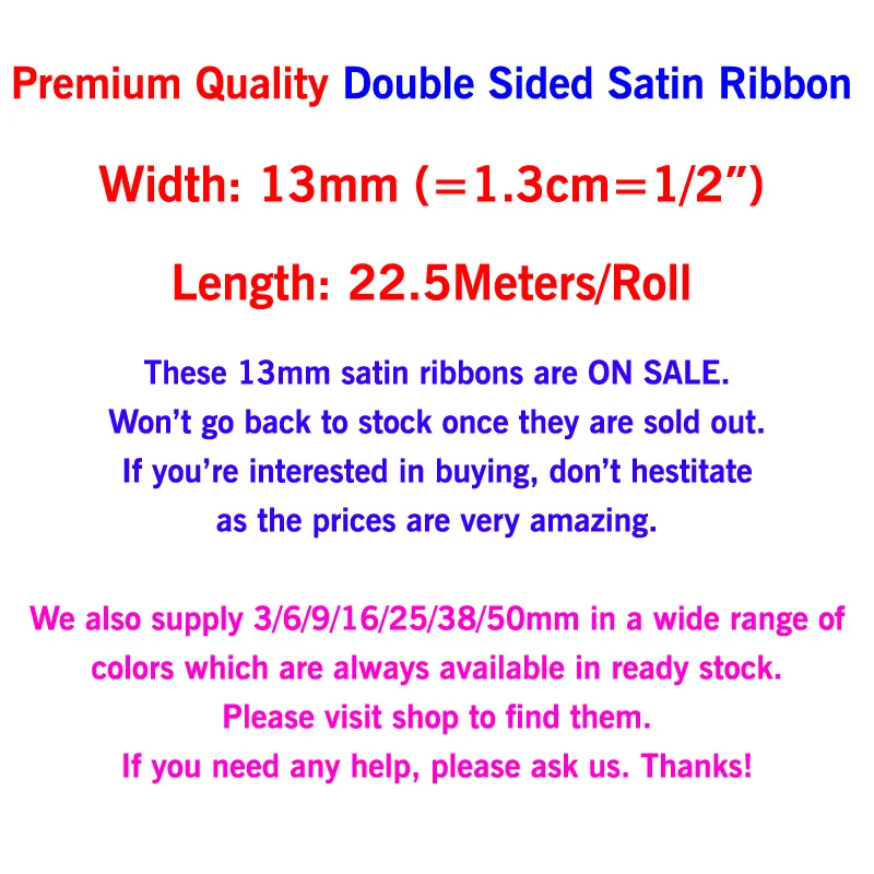 (ON SALE) 22.5Meters 1/2\