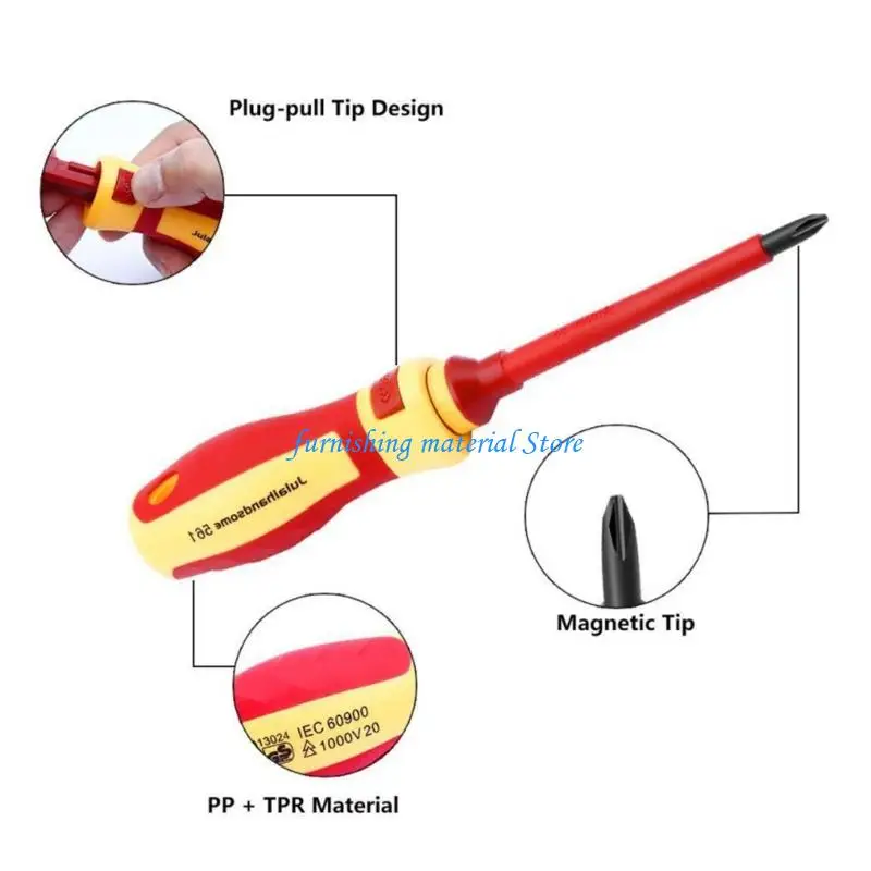 Y5GD 13 Function Insulated Screwdriver Alloy Steel Compact Storage Pouches Included
