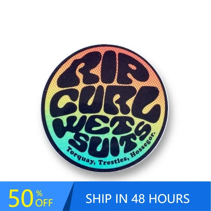 

Rip Curl Wet Suits Vintage Walls Truck Camper Van Motor Home Waterproof Vinyl Decal Sticker Trendy Retro Aesthetic