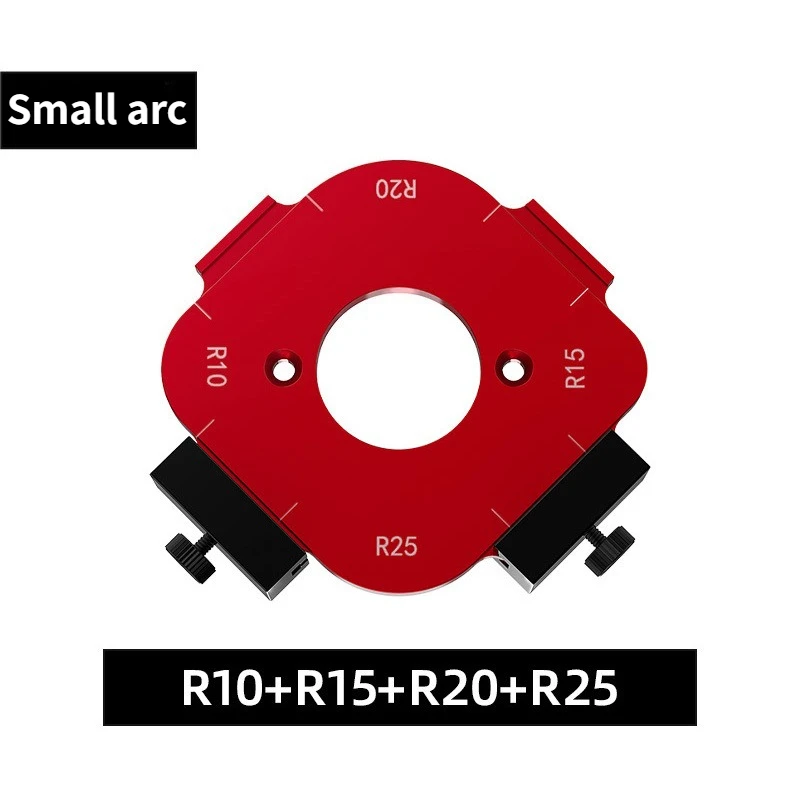 1pc Woodworking Rounded Corner Positioning Mold Model Wardrobe Corner Trimmer Mold Hand Tool R Arc Template