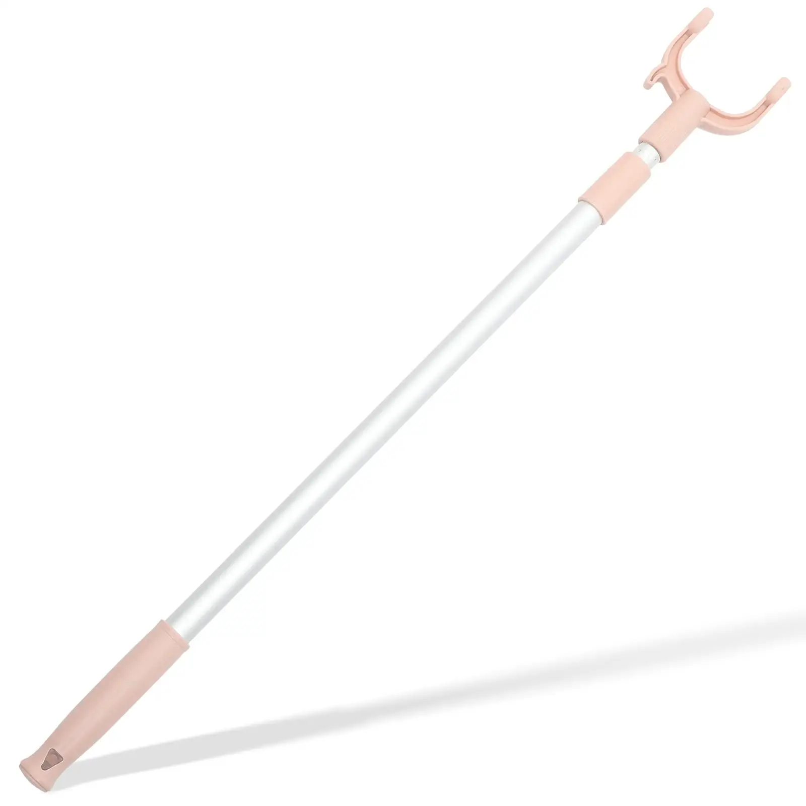 

Retractable PP Aluminum Alloy Clothes Drying Pole Extendable Home Wardrobe Balcony Hanging Rod Simple Clothes Line Rack Drying