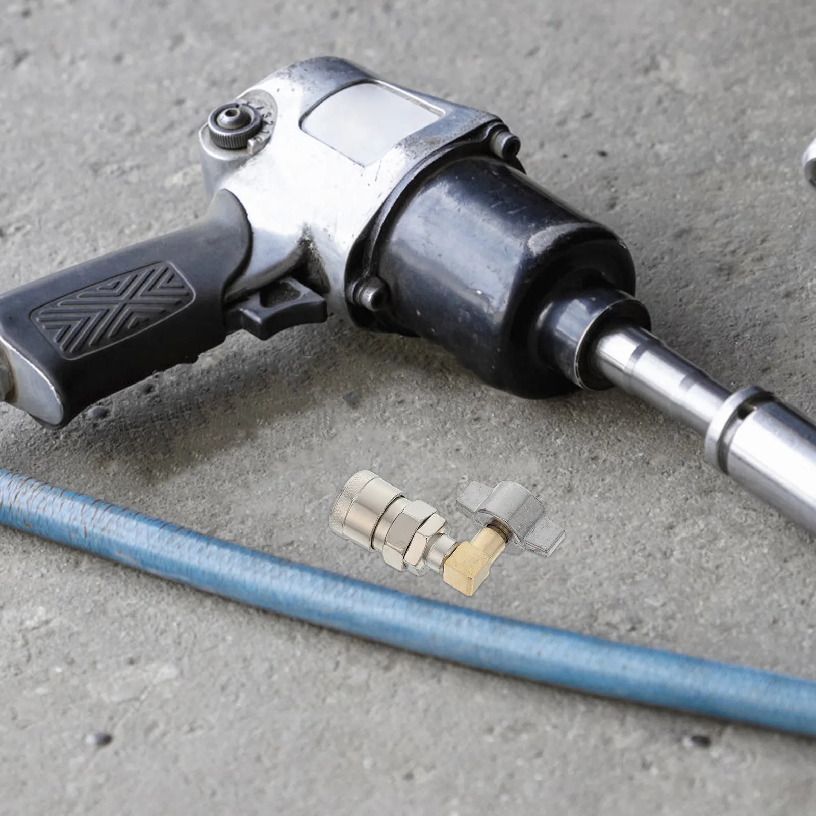 90 Degree Elbow Air Coupler Quick Release Fitting for Truck Air System Dust Blower Pneumatic Tool Accessories Compressor Hose view 4