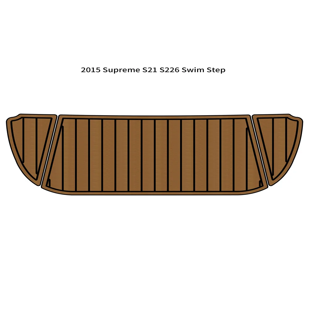 

2015 Supreme S21 S226 Swim Platform Step Mat Boat EVA Foam Teak Deck Floor Pad