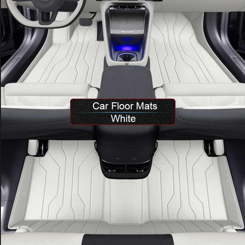 

Нескользящий автомобильный защитный коврик из кожи наппа на заказ, роскошный водонепроницаемый напольный коврик, аксессуар для ZEEKR 007 2024-Present