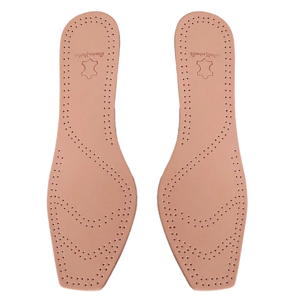 

Women Cowhide Insoles Cushion Inserts for High Heels Flats Shock Absorption Foot Care Support Replaceable Shoe Pads Durability