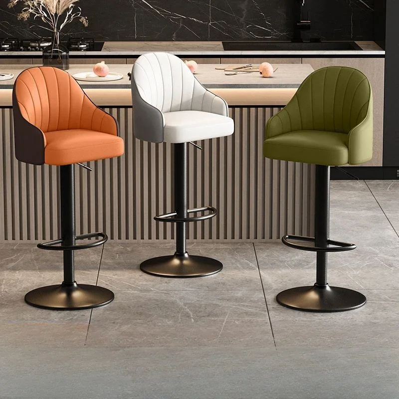 

Bar Counter Chairs,High-end Feel, Mobile Phone Store, Jewelry Store, Cashier, Front Desk, Bar, Rotating High Stool