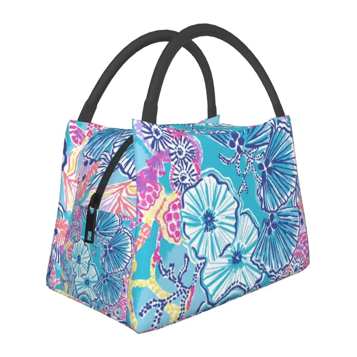 

Lily Pulitzer Lunch Bags Insulated Bento Box Portable Lunch Tote Picnic Bags Cooler Thermal Bag for Woman Student Office