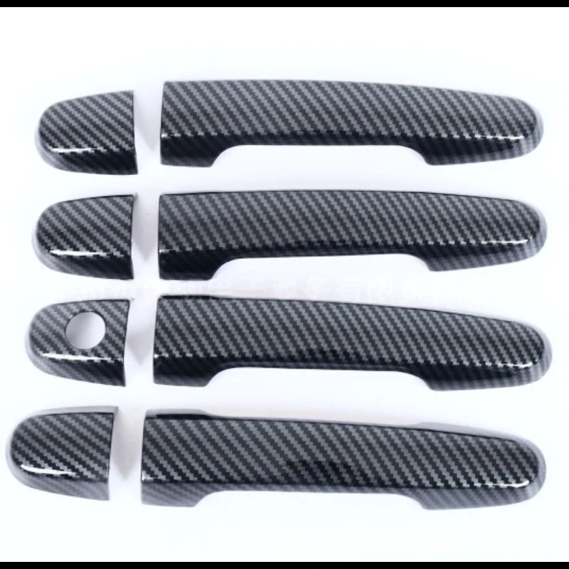 

Suitable for 08-14 Toyota Fortuner Carbon Fiber Pattern Handle Sticker Door Handle Decoration Outer Handle Cover