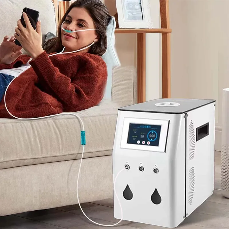 99.99% Purity Brown Gas Generator Hydrogen Gas Inhaler Low Noise Hydrogen Inhalation Machine 900 ml 1200 ml 1500 ml 1800 ML/min