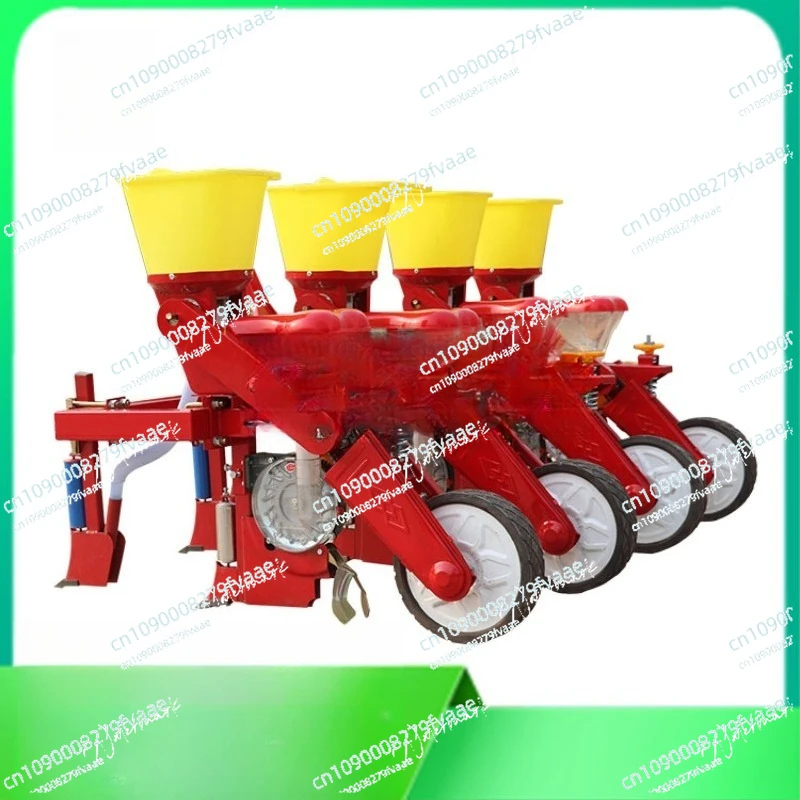 

Three-point suspended corn planter, soybean sowing and fertilizing machine