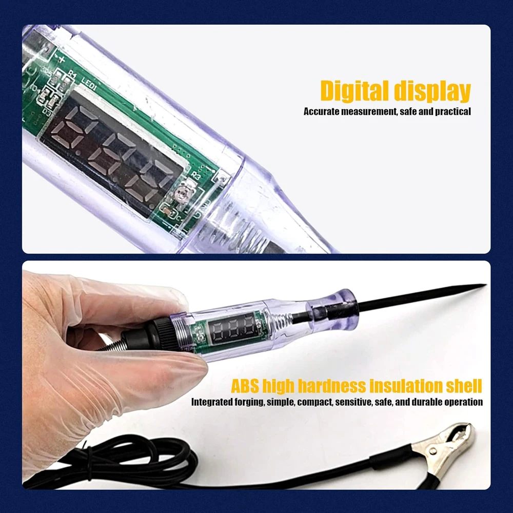 6V/12V/24V Auto-Schaltung tester Premium-Test Lichts onde Stift Glühbirne Diagnose werkzeug LKW Spannungs kreis tester Autore paratur – Detail 9