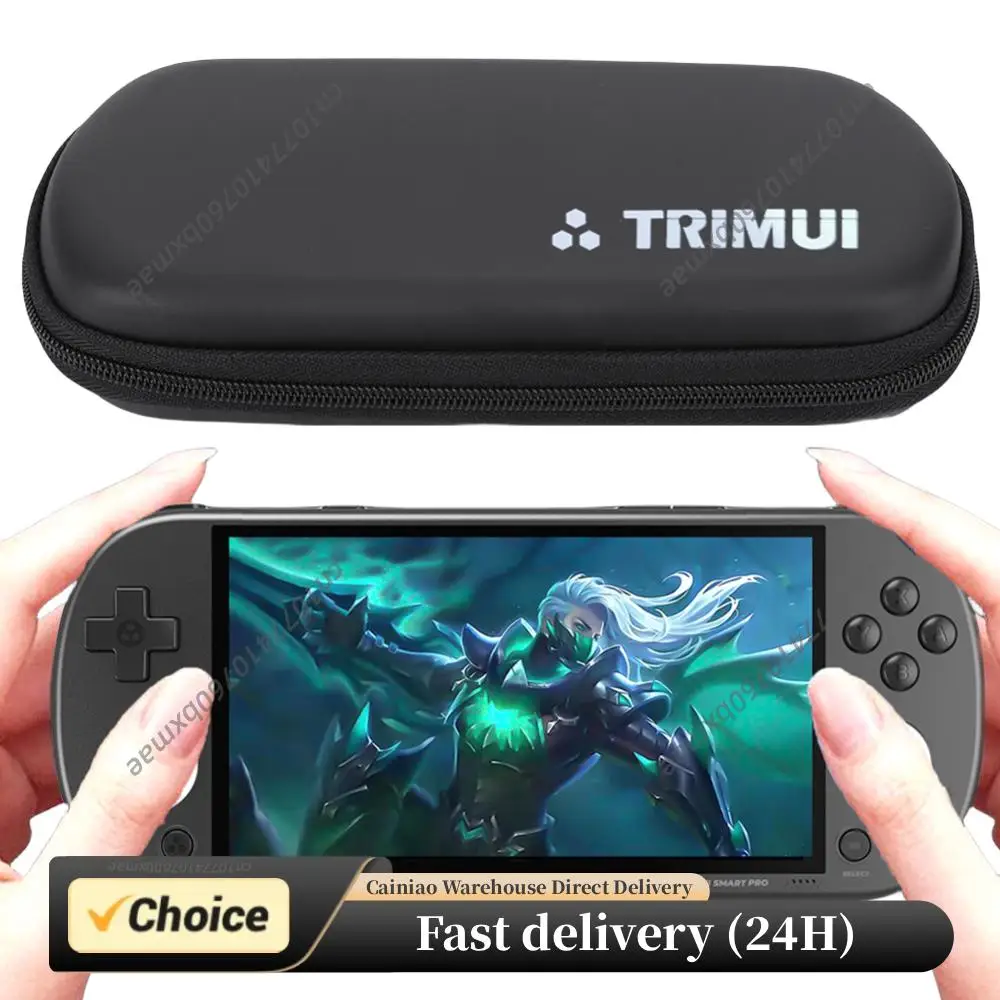 EVA Hard Carrying Case Dustproof Protective Hard Case Video Game Console Storage Case for Trimui Smart Pro Handheld Game Console