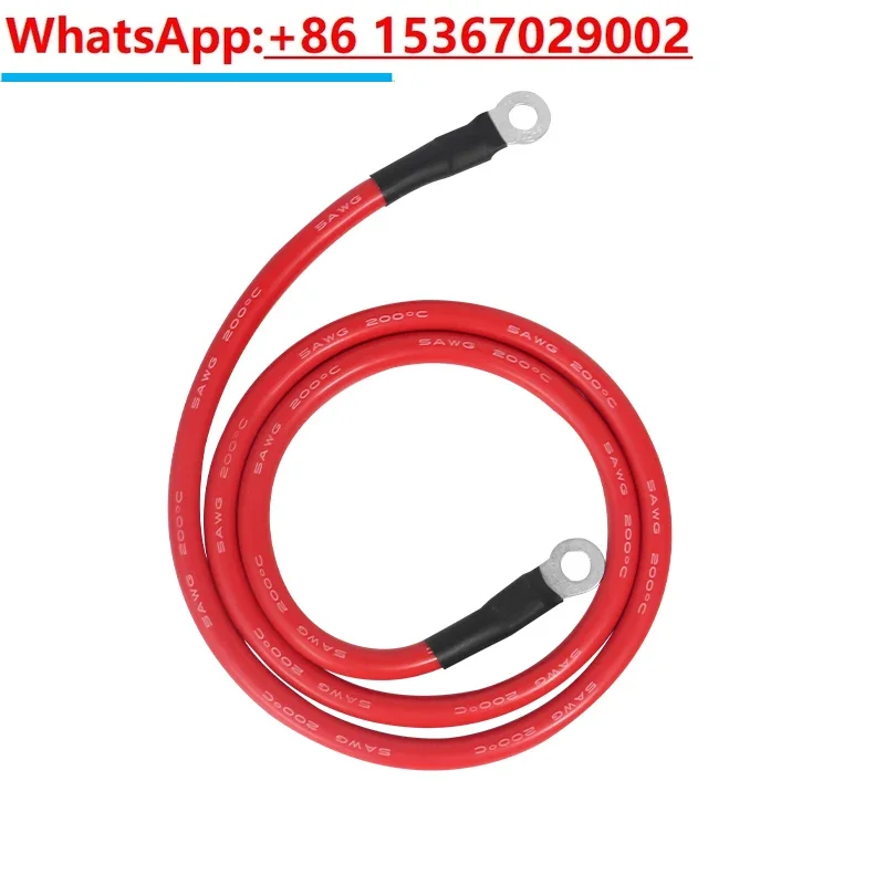 

Power electronic load test wire O-terminal high temperature and high voltage silicone flexible wire TL100A1 to 2 meters