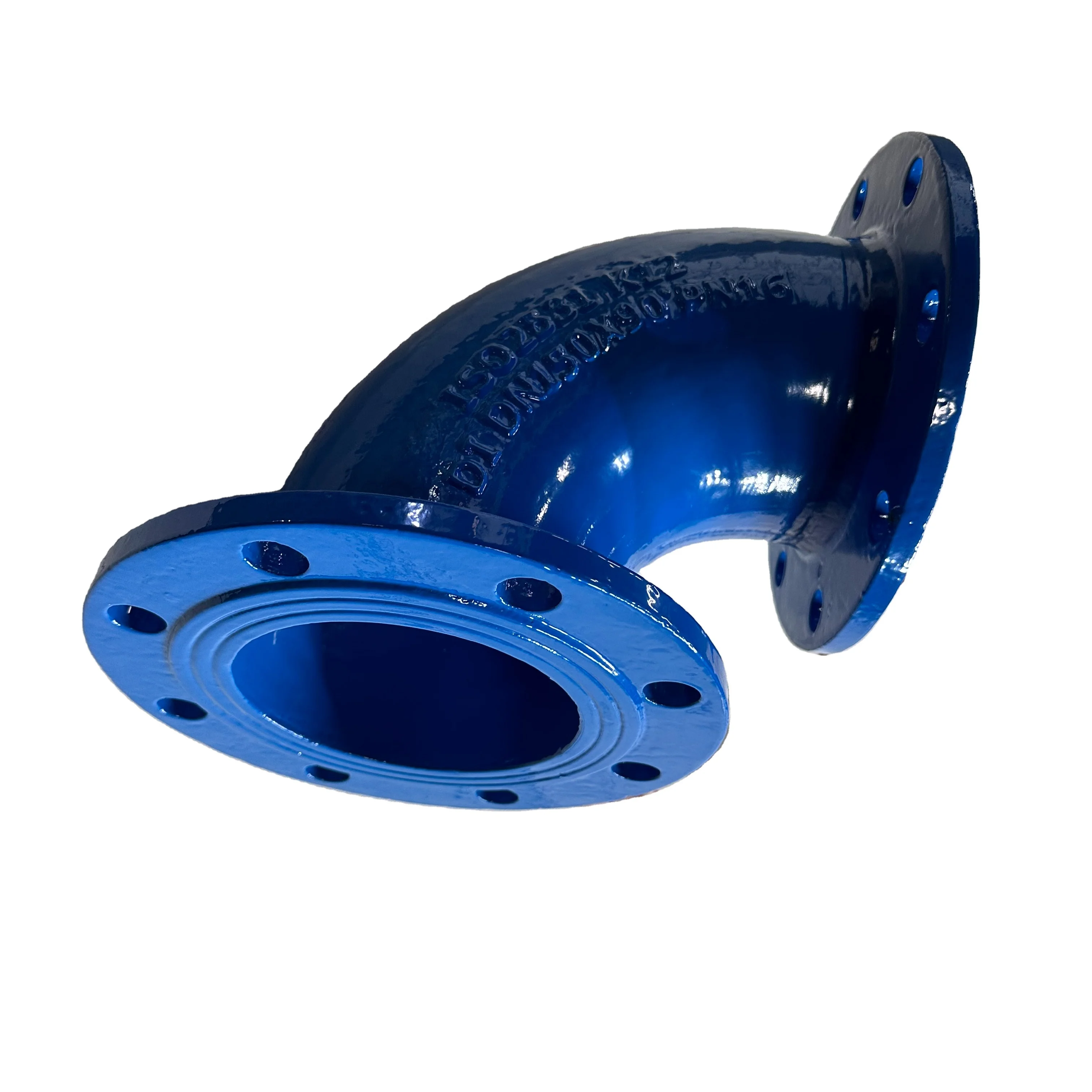 Ductile Iron Pipe Fitting Double Flange 90 /45Degree Elbow