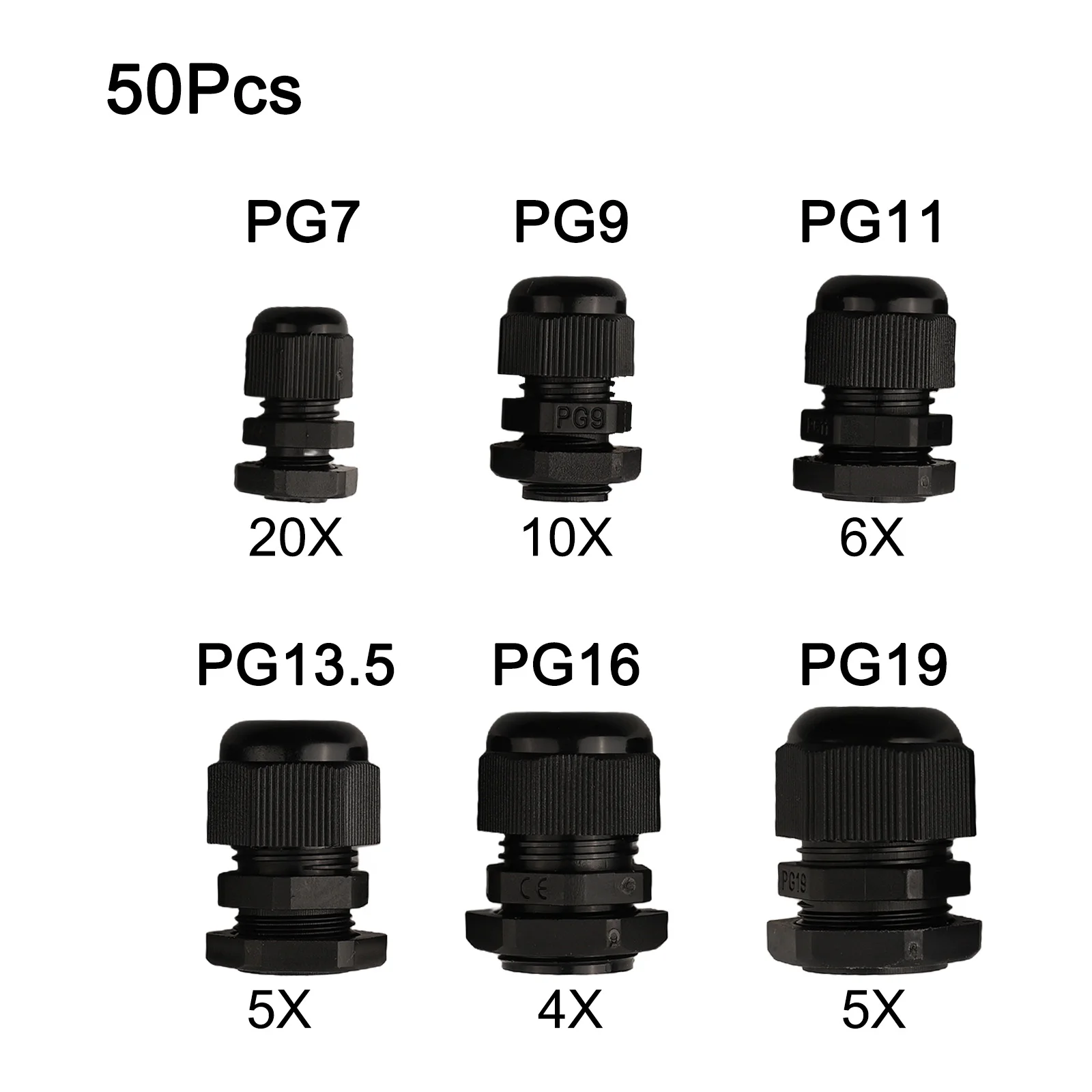 

Кабельные вводы IP68 Кабельный ввод Устойчивость к сжатию Высококачественный нейлон PA Устойчивость к кислотам