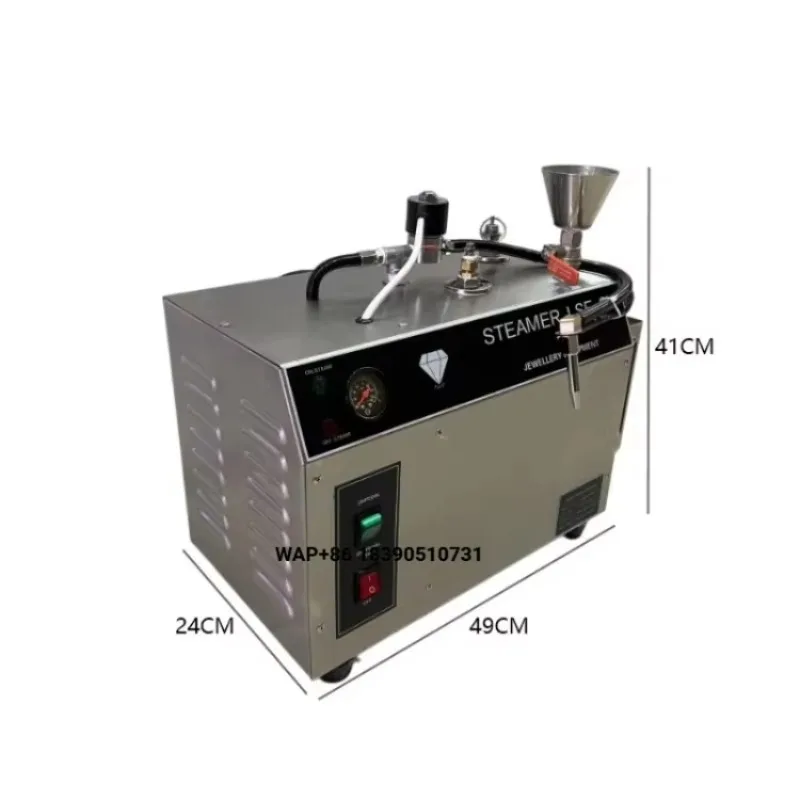 6L High-Pressure Electric Jewelry Steam Cleaner 220V Vapor Cleaning New Condition for Burnishing