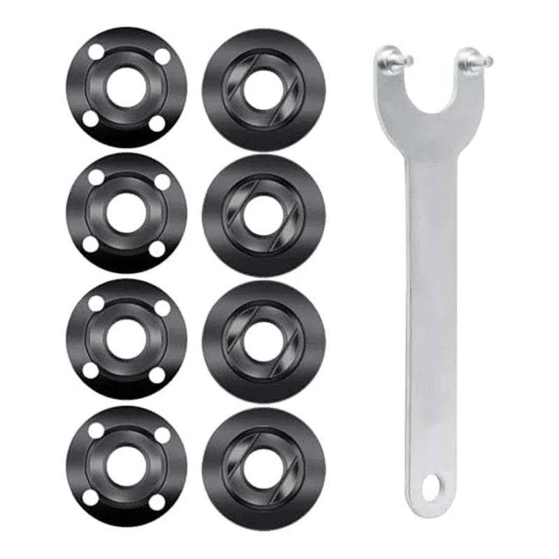 

A63X-Angle Grinder Nut, 5/8-11 Grinder Flange Angle Metal Locking Nut Durable Easy Install Easy To Use