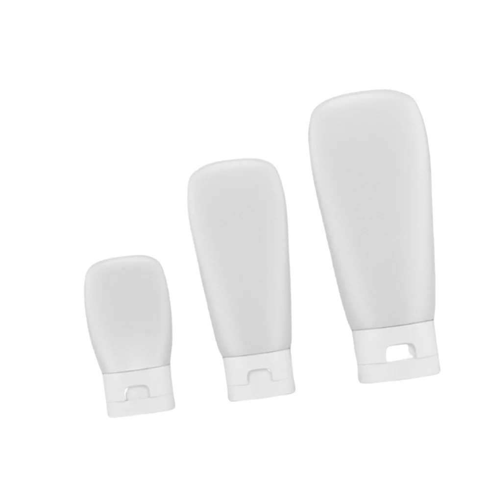 Ensemble de bouteilles de maquillage de voyage, 3 pièces, 30ml, 60ml, 100ml, vide, Portable, étanche, conteneur de stockage de liquide