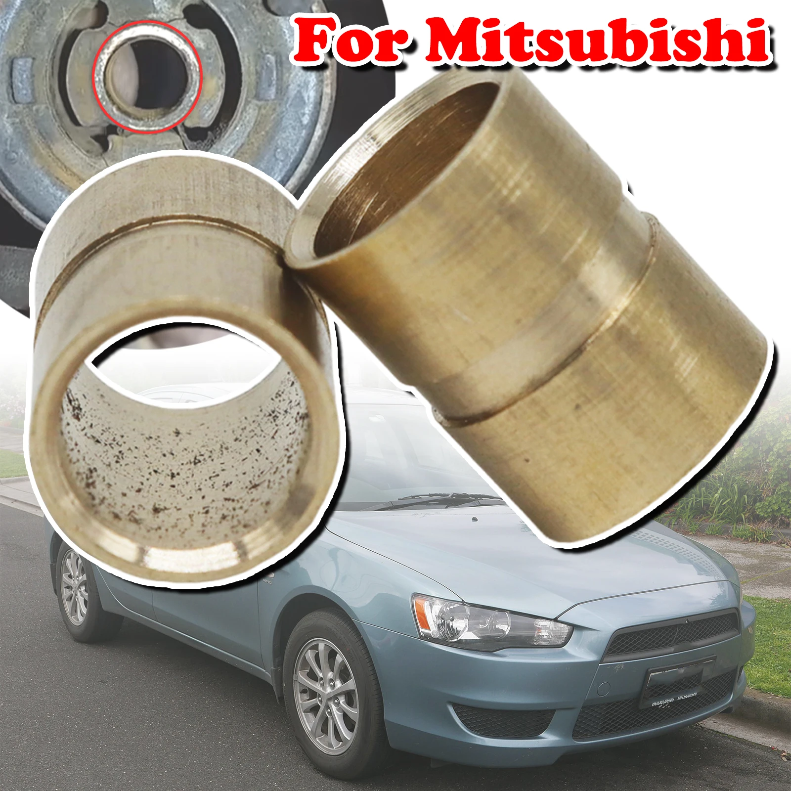 

Втулка троса шестерни, латунная втулка для Mitsubishi Lancer, медные базовые подшипниковые валы, внутренняя втулка, нижняя часть вала управления переключением передач