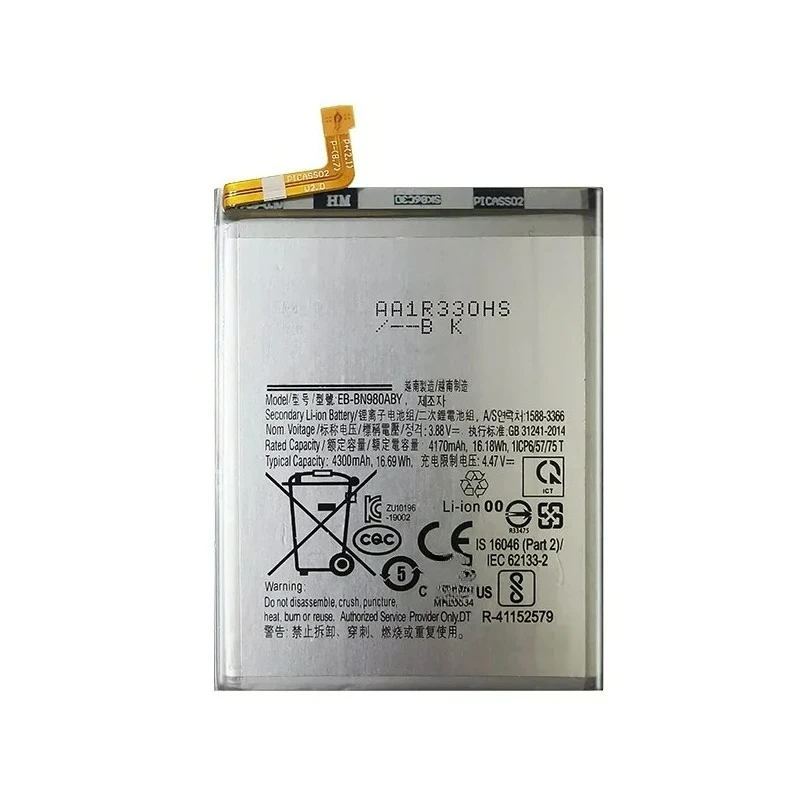 New Battery EB-BN980ABY EB-BN985ABY  for Samsung Galaxy Note20 Ultra Note 20 Ultra 5G
