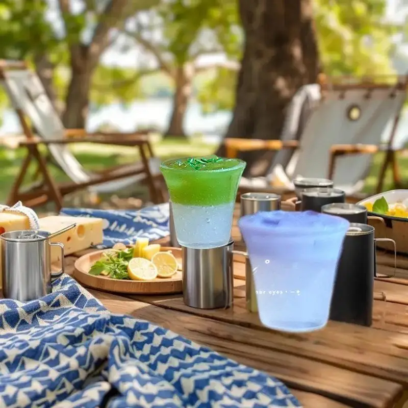 Miniature Dollhouse Accessories - Coconut Water Series Beverage Table Display Models, Dessert Accessories 2 Pcs