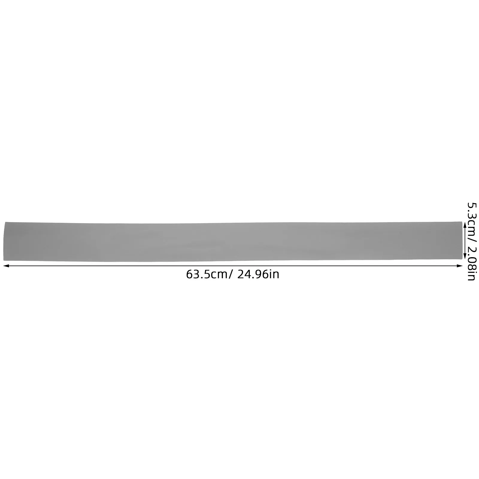 2Pcs Silicone Stove Gap Cover Kitchen Flexible Heat Resistant Non Slip Stove Side Gap Filler Grey 25 Inch