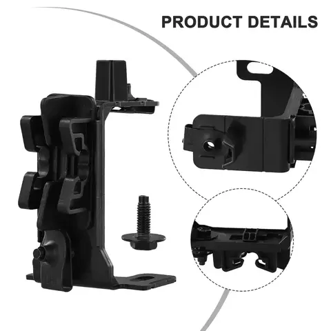 Wspornik rdzenia chłodnicy Czarny Akcesoria samochodowe FT4Z-13A004-A Zamiennik Zamiennik Instalacja Zupełnie nowy Praktyczny
