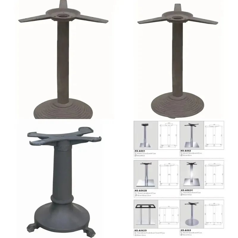 Cast Iron Table Base Metal Furniture Legs for Coffee Dining Table