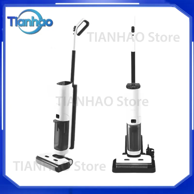 Motor Wet/Dry Vacuum Cleaner for 30s Self-Cleaning Household Use with 6mm Narrow Side for Hotel Living Room Carpet One Click