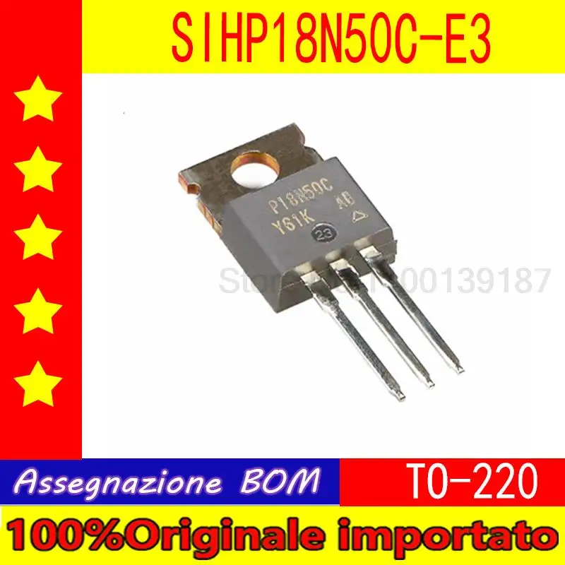 10pcs/lot   SIHP18N50C-E3 SIHP18N50C P18N50C TO-220 FET 500V 18A