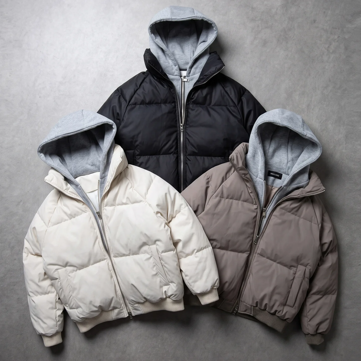 Women Black Cropped Puffer Jacket Winter Thick Warm Zip Up Bomber Coat Streetwear Loose Cotton Padded Outerwear For Ladies