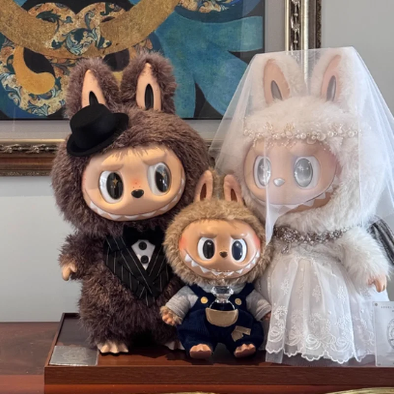 

58 см Labubu Одежда Zimomo Big Leader Большой Ангел Большой Кукольный Комплект Одежды Кукольный Декор Аксессуары Детские Игрушки Подарки Только Одежда