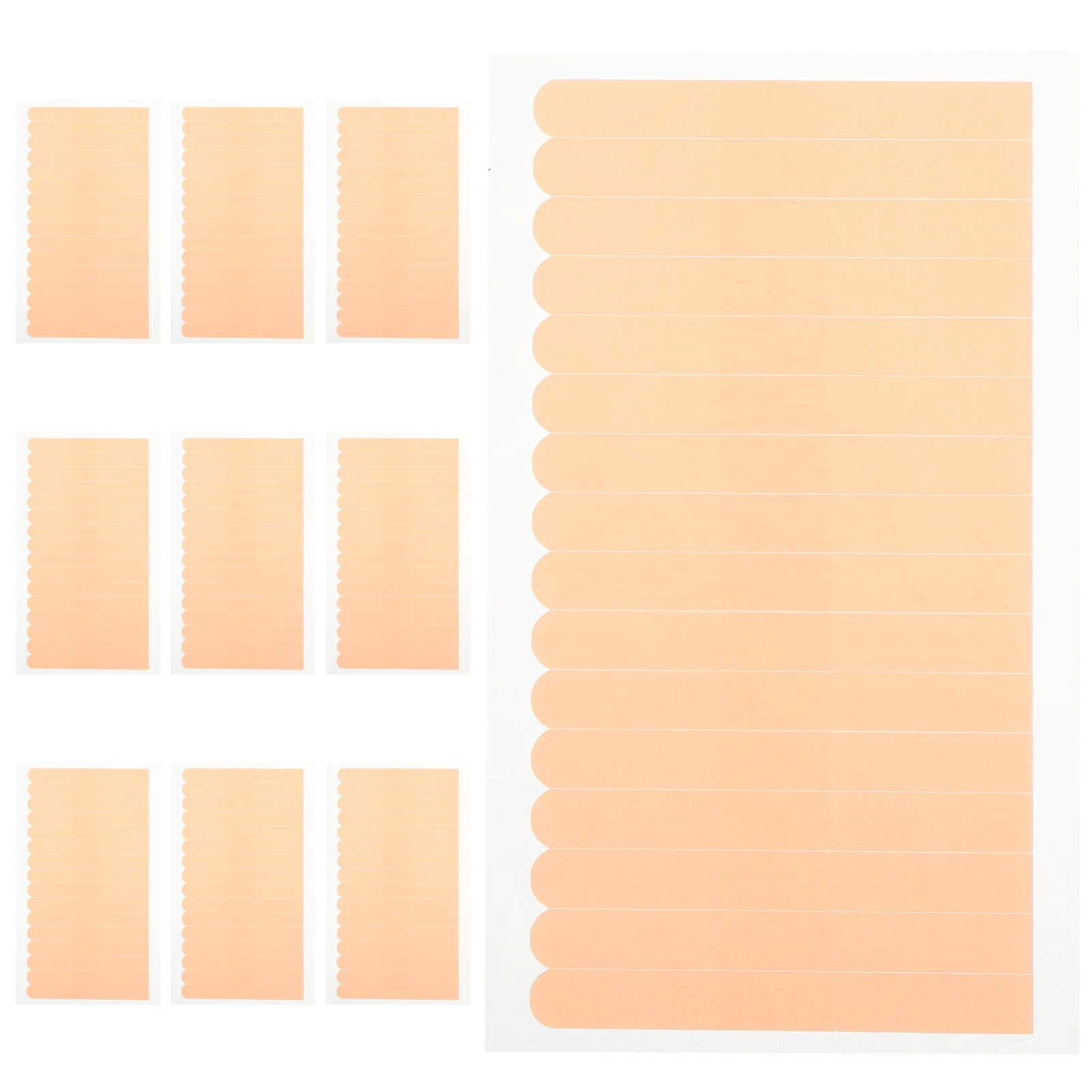 10 Sheets Breathable Eyelash Tapes Multi-Use for Eyelid Lifting and Lash Extensions Pre-Cut Eyelash Grafting Tape Makeup Tools