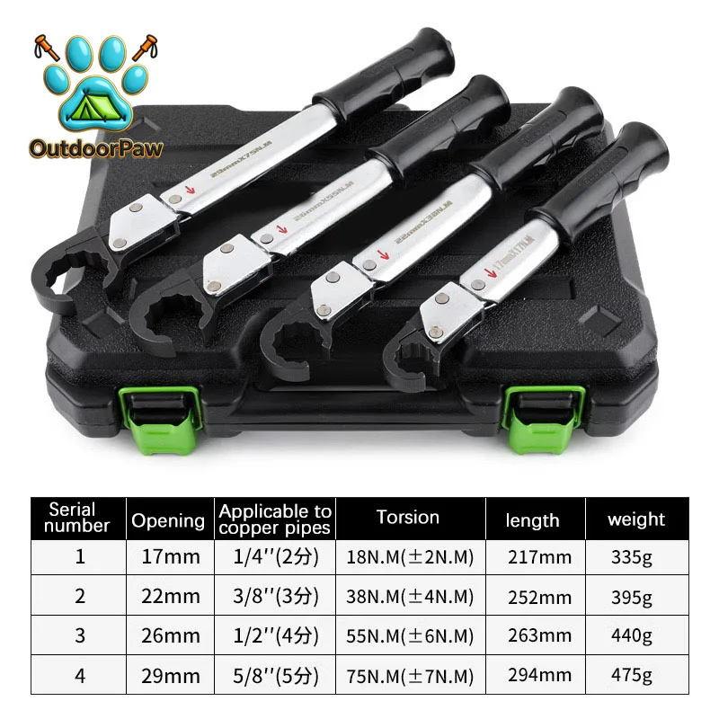 ST-02L Ratchet Torque Wrench Set High-Precision Open-Type Wrench Spark Plug Air Conditioning Maintenance Tool