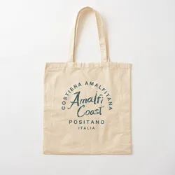 Amalfi Coast Italy Positano ITALIA Vintage Italian Tote Bag Handbags women canvas tote bag Canvas Tote Bag