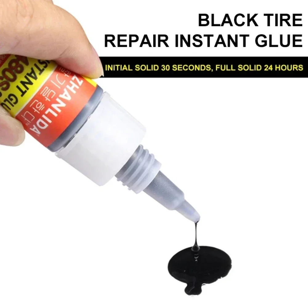 480S Car Adhesives Tire Repair Glue Black Super Glue Car Rubber Repair Tire Sealer Window Speaker Seal Tire Repair Glue