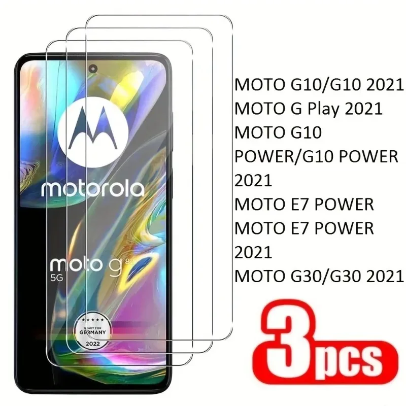 Защитное стекло для MOTO G10 G10 2021 G Play 2021 G10 POWER G10 POWER 2021 E7 POWER E7 POWER 2021 G30 G30 3 шт.