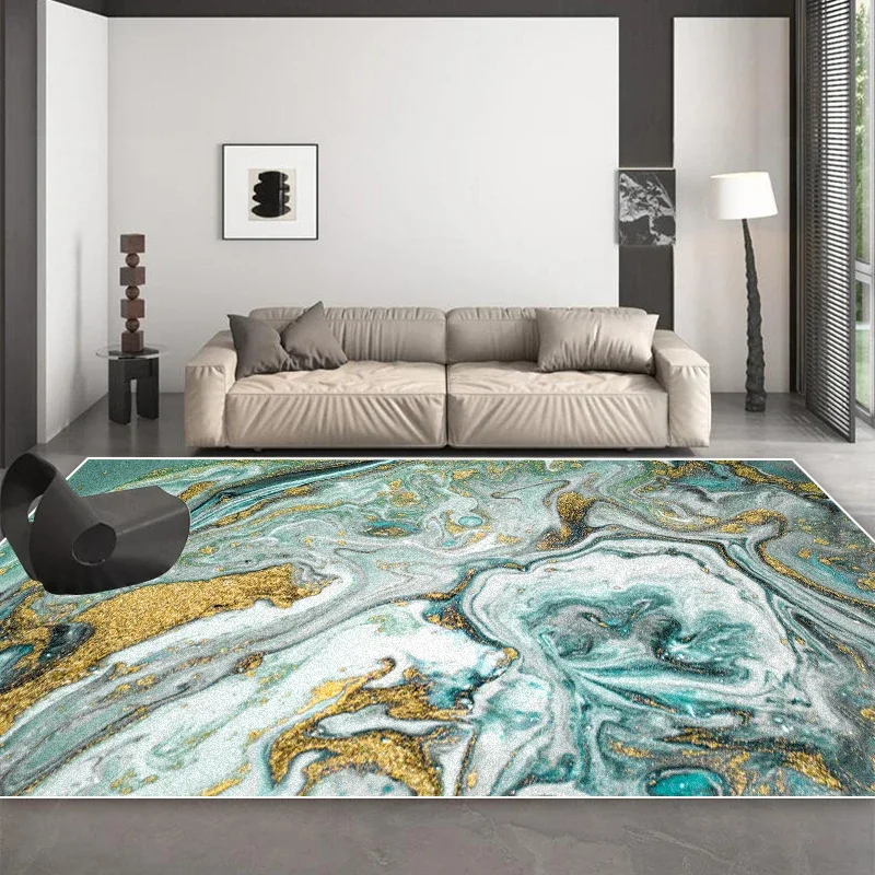 Ink Wash Abstract Carpet Living Room Nordic Decoration Home Sofa Large Area Rugs 160x230 Bedroom Bedside Washable Plush Foot Mat