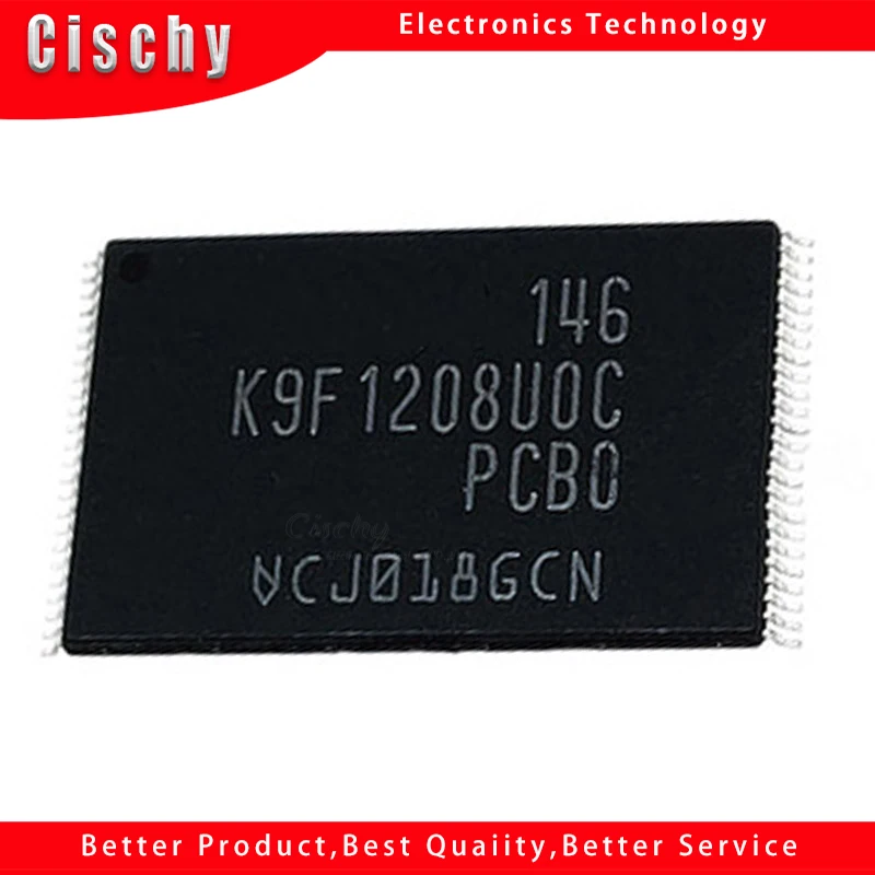 10pcs/lot K9F1208UOC K9F1208UOC-PCBO K9F1208U0C K9F1208UOC-PCB0
