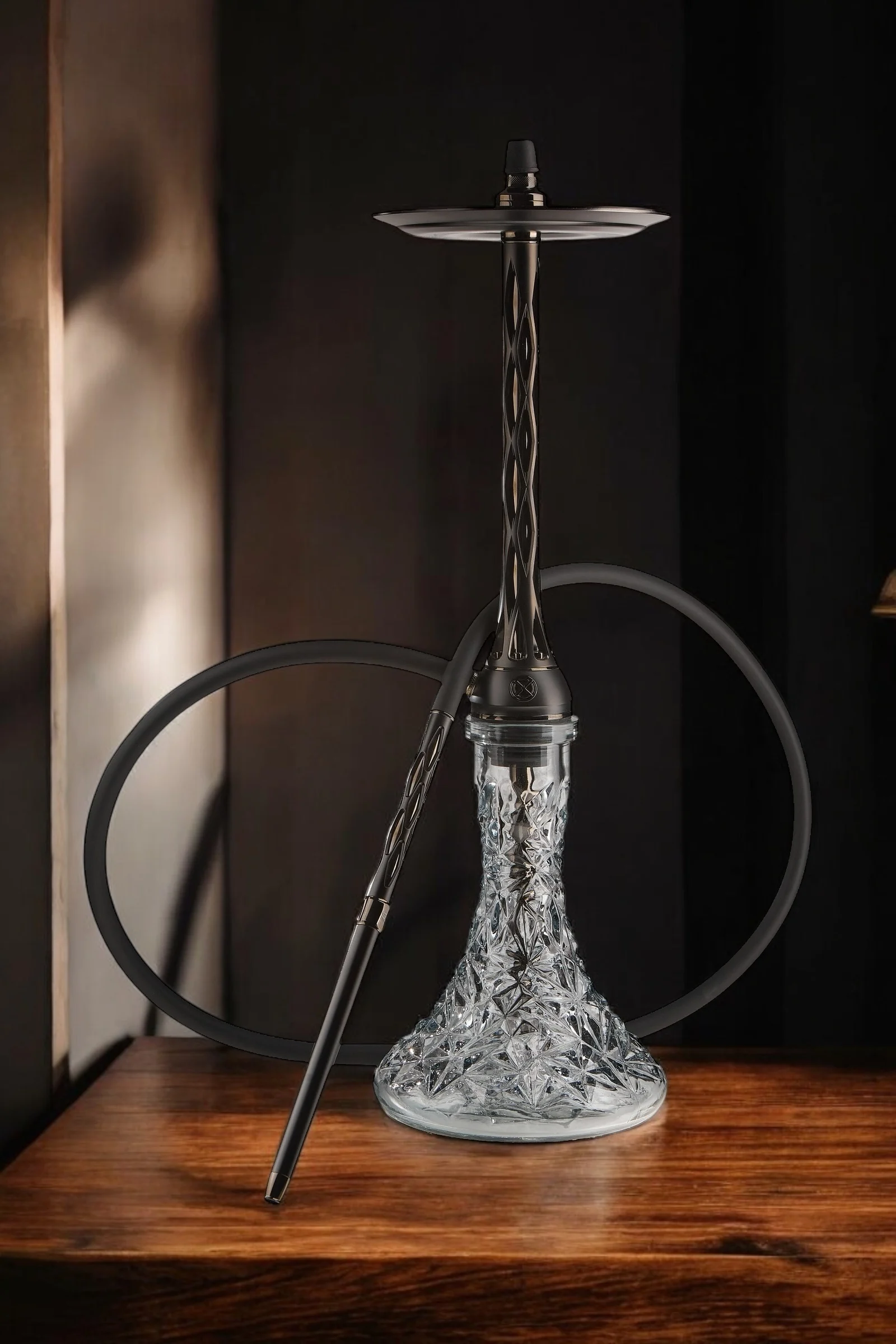 

Blade Hookah One M Titan Hookah Shisha Set Without Glass Bottle Has An Optimal Shaft Height of 60 Cm