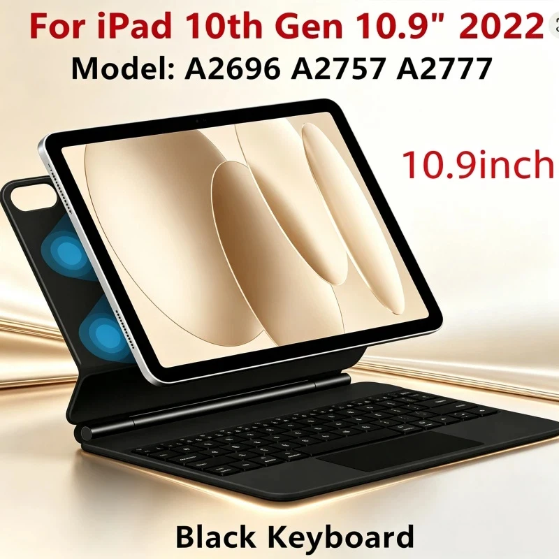 Adjustable Stand Keyboard Case for iPad 10th Generation 10.9