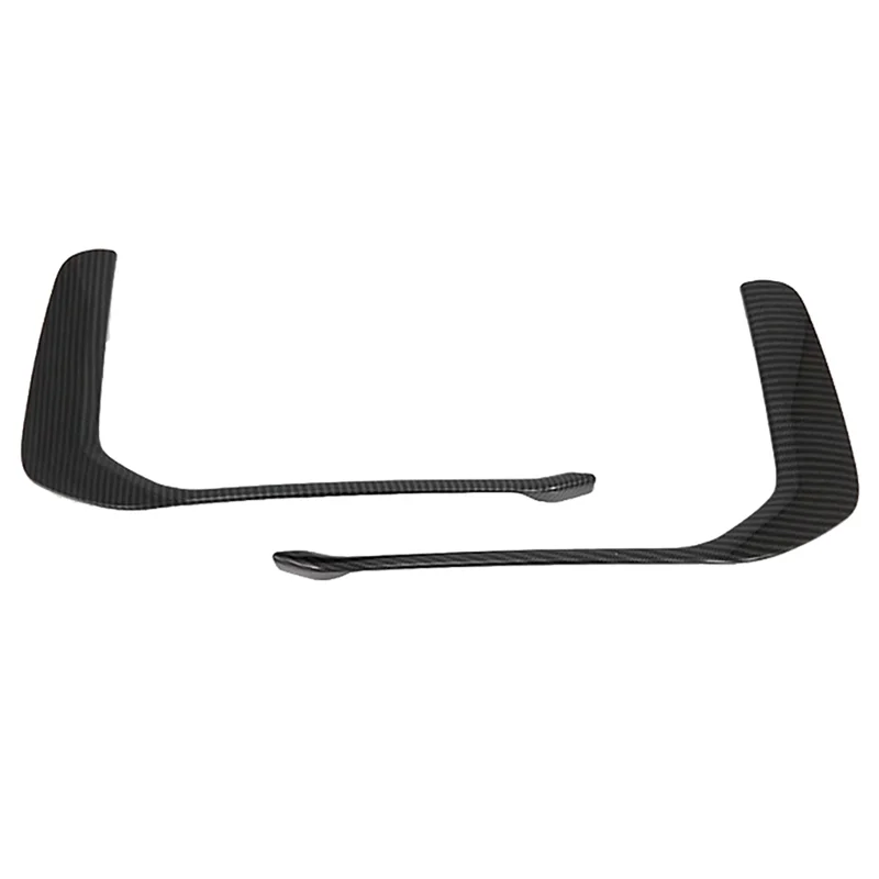 

Car Front Fog Lights Lamps Frame Cover Trim Decoration Stickers Exterior Replacement Parts For A6 C8 19-21 (Carbon )