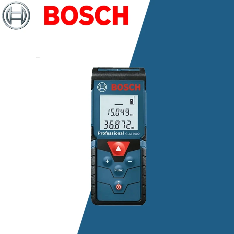 

Профессиональный лазерный дальномер BOSCH GLM4000, измеритель расстояния 40 м