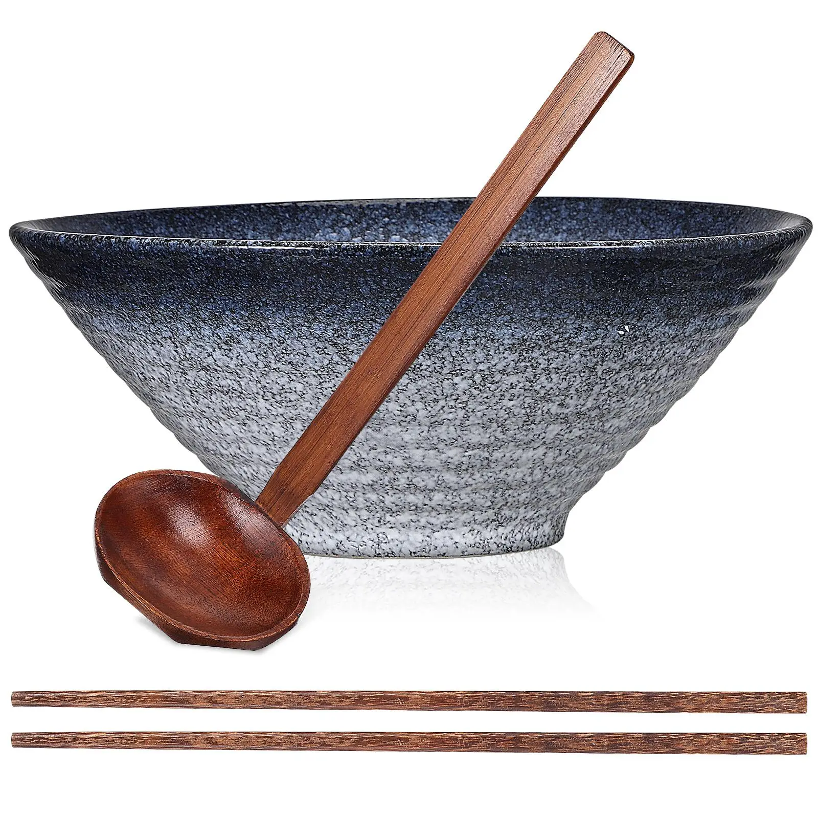 

Ramen Noodle Bowl Noodles Ceramic 3 Piece Set Bowls And Chopsticks Japanese Baby